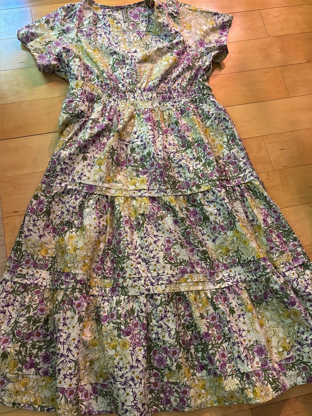 Anthropologie Somerset floral maxi dress size 1X - Picture 6 of 7